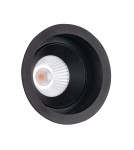 Lampy podtynkowe okrągłe - Maxlight Oprawa Wpustowa Hiden Czarna IP32 H0110 - product 4