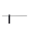 Maxlight Kinkiet Sabre 61 cm Czarny IP23, Ściemnialny Z Włącznikiem Dotykowym W0281