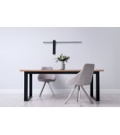 Kinkiety designerskie - Maxlight Kinkiet Sabre 91 cm Czarny IP23, Ściemnialny Z Włącznikiem Dotykowym w0283 - produkt 2