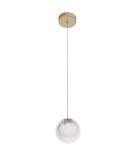 Lampy wiszące LED - Maxlight Lampa Wisząca Zoe 1X1,5W Złota P0389 - produkt 2