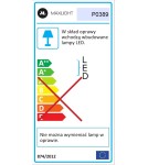 Lampy wiszące LED - Maxlight Lampa Wisząca Zoe 1X1,5W Złota P0389 - produkt 8