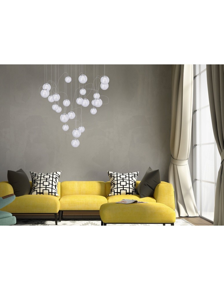 Maxlight Lampa Wisząca Zoe 24X1,5W Chromowa P0386