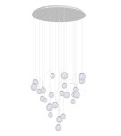 Lampy wiszące LED - Maxlight Lampa Wisząca Zoe 24X1,5W Chromowa P0386 - produkt 1