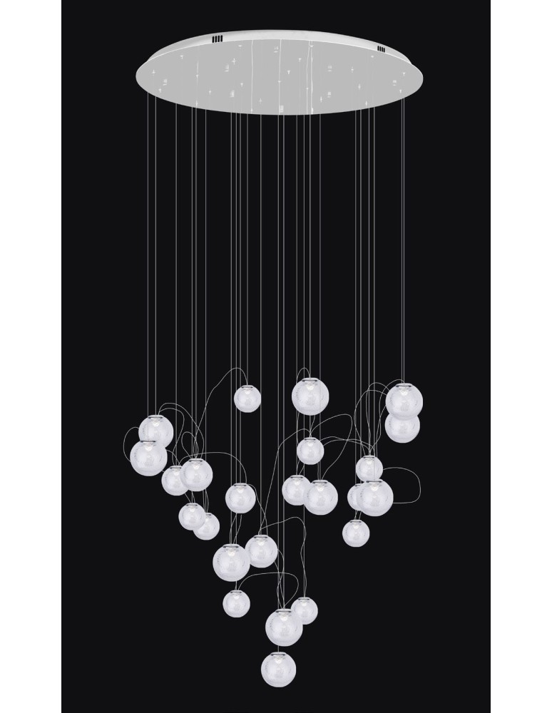 Maxlight Lampa Wisząca Zoe 24X1,5W Chromowa P0386
