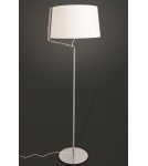Lampy podłogowe z abażurem - Maxlight Lampa Podłogowa Chicago Chrom + Biały Abażur F0037 - produkt 2