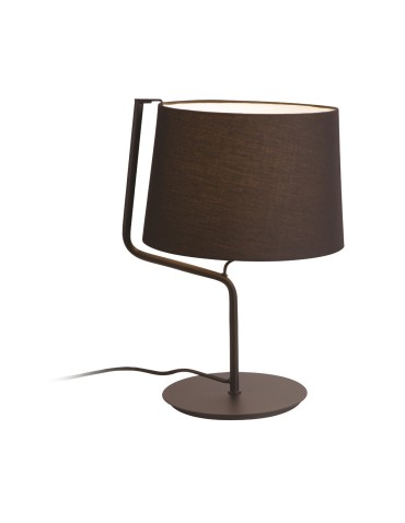 Maxlight Lampa Stołowa Chicago Czarna + Czarny Abażur T0029