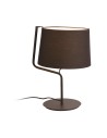 Maxlight Lampa Stołowa Chicago Czarna + Czarny Abażur T0029