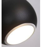 Lampy wiszące pojedyncze - Maxlight Drop Wisząca Czarny 20cm 1xE27 P0233 - produkt 2