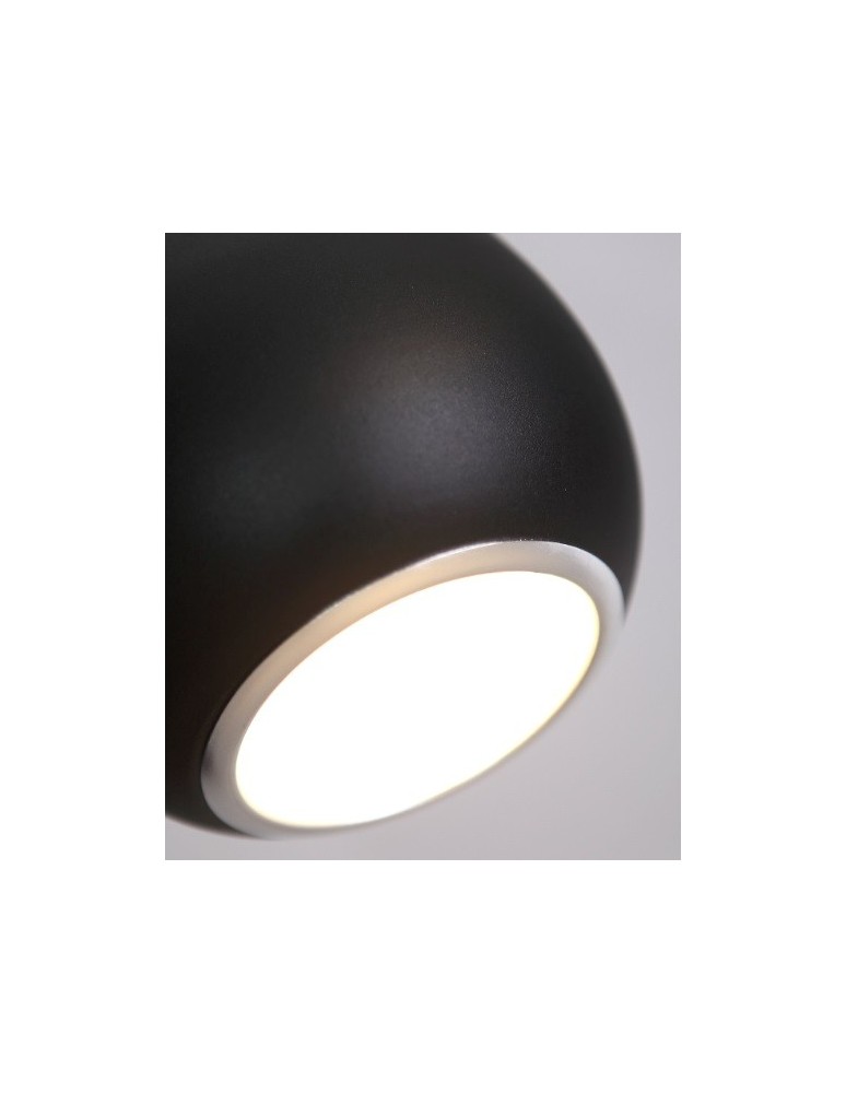 Maxlight Drop Wisząca Czarny 20cm 1xE27 P0233