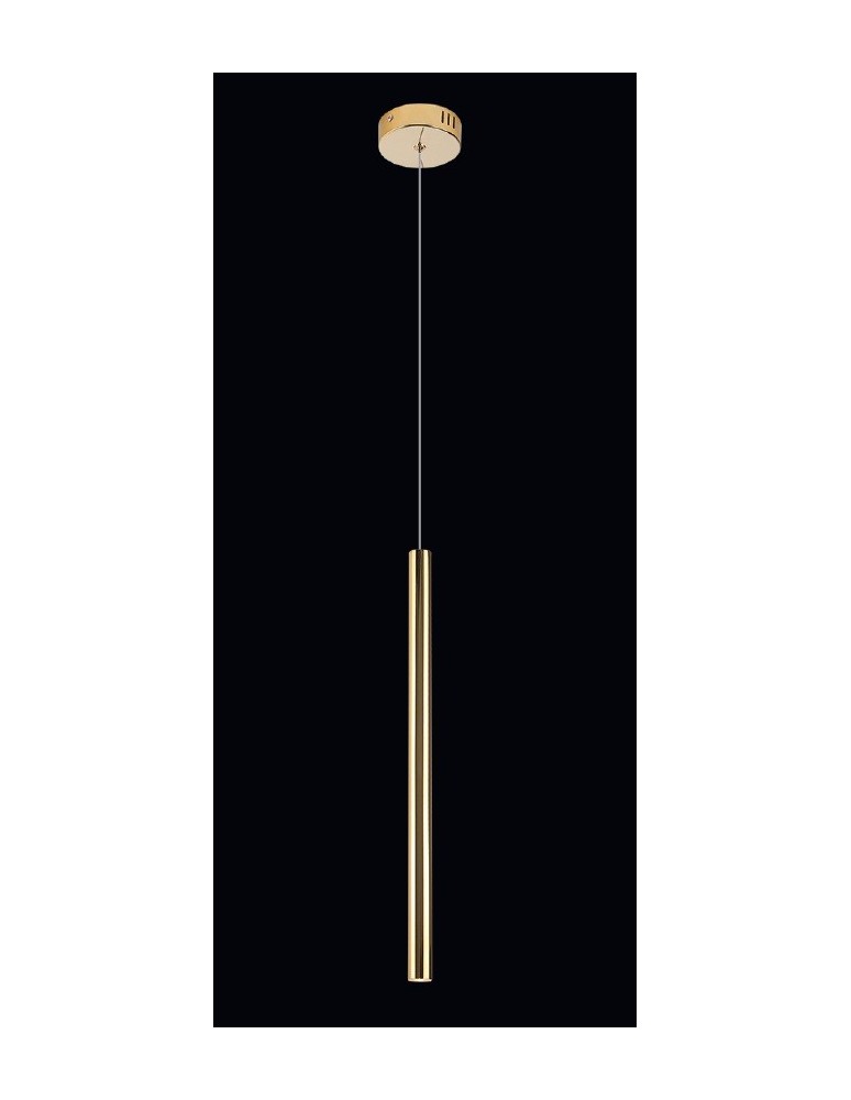 Maxlight Lampa Wisząca Organic I Złota P0204