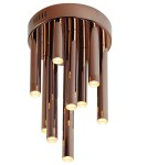 Lampy sufitowe nowoczesne - Maxlight Plafon Organic Miedź Mały C0116 - produkt 1