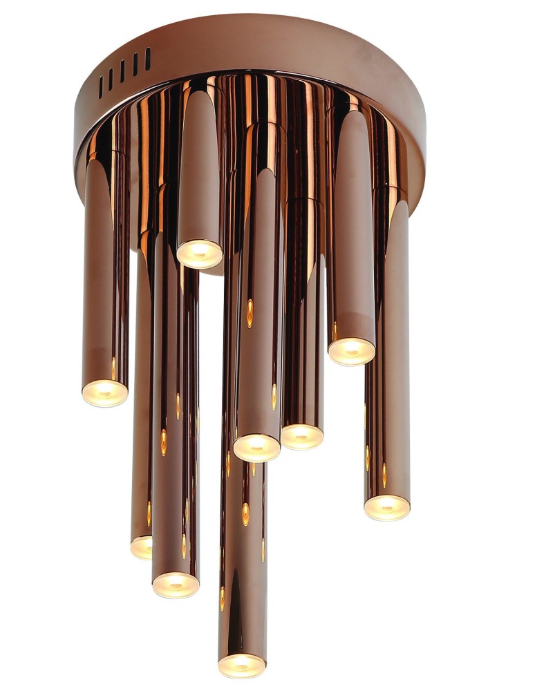 Lampy sufitowe nowoczesne - Maxlight Plafon Organic Miedź Mały C0116 - produkt kolory-swiatla.pl 1