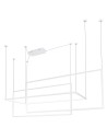 Maxlight Lampa Wisząca Geometric Biała P0272
