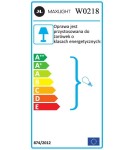 Kinkiety regulowane - Maxlight Kinkiet Top1 Biały W0218 - product 3