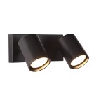 Kinkiety podwójne - Maxlight Kinkiet Top2 Czarny W0221 - product 1