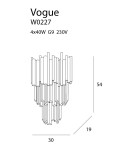 Kinkiety glamour - Maxlight Kinkiet Vogue W0227 - product 5