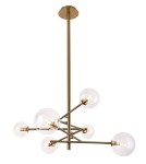 Lampy wiszące w kolorze mosiądz - Maxlight Lampa Wisząca Lollipop P0294 - produkt 1