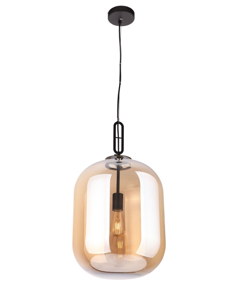Lampy wiszące szklane - Maxlight Lampa Wisząca Honey Amber P0299 - produkt kolory-swiatla.pl 1
