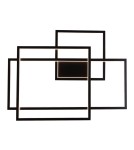 Kinkiety designerskie - Maxlight Kinkiet LED Geometric Czarny - Nowy Ściemnialny W0233D - produkt 1