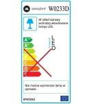 Kinkiety designerskie - Maxlight Kinkiet LED Geometric Czarny - Nowy Ściemnialny W0233D - produkt 5