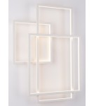 Kinkiety designerskie - Maxlight Kinkiet LED Geometric Biały - Nowy W0234 - produkt 2