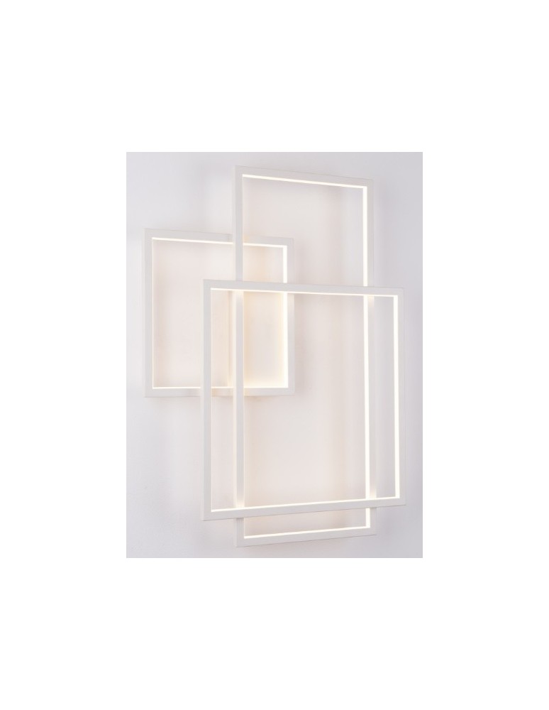 Maxlight Kinkiet LED Geometric Biały - Nowy W0234