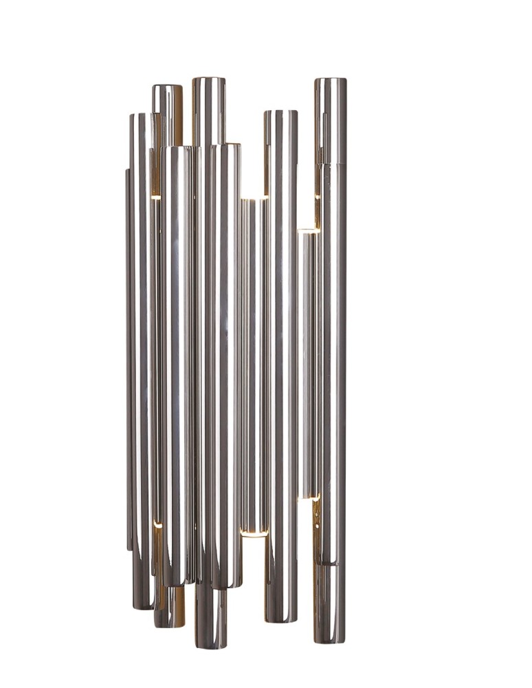 Kinkiety glamour - Maxlight Kinkiet Organic Chrom Ściemnialny W0186D - produkt kolory-swiatla.pl 1