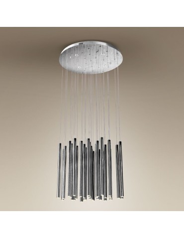 Maxlight Lampa Wisząca Organic 33X1 Chrom Ściemnialna P0175D - produkt 2