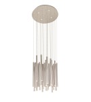 Lampy wiszące sople - Maxlight Lampa Wisząca Organic 33X1 Chrom Ściemnialna P0175D - produkt 1