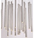 Lampy wiszące sople - Maxlight Lampa Wisząca Organic 33X1 Chrom Ściemnialna P0175D - produkt 4