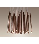 Lampy wiszące sople - Maxlight Lampa Wisząca Organic 33X1 Miedź Ściemnialna P0174D - produkt 4