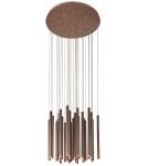 Lampy wiszące sople - Maxlight Lampa Wisząca Organic 33X1 Miedź Ściemnialna P0174D - produkt 1