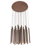 Lampy wiszące sople - Maxlight Lampa Wisząca Organic 33X1 Miedź Ściemnialna P0174D - produkt 5