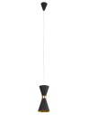 Maxlight Cornet Wisząca LED 5W 300lm 3000K Czarny/złoty P0330
