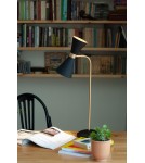 Lampy stołowe LED - Maxlight Cornet LED 2x5W 550LM 3000K biurkowa czarny/złoty T0039 - product 2