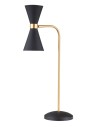 Maxlight Cornet LED 2x5W 550LM 3000K biurkowa czarny/złoty T0039