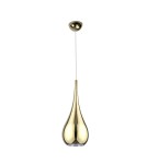 Lampy wiszące - Maxlight Drop Wisząca Złota 20cm 1xE27 P0308 - produkt 1