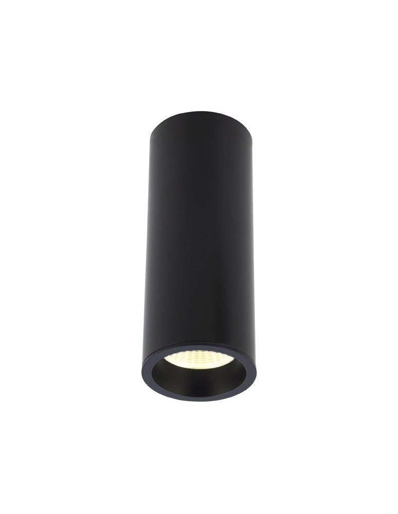 Oprawy sufitowe LEDowe - Maxlight Lampa Sufitowa Long Czarny 7W C0154 - produkt kolory-swiatla.pl 1