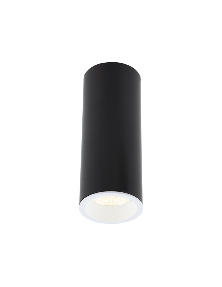 Oprawy sufitowe LEDowe - Maxlight Lampa Sufitowa Long Czarny 7W C0154 - produkt kolory-swiatla.pl 3