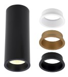 Oprawy sufitowe LEDowe - Maxlight Lampa Sufitowa Long Czarny 7W C0154 - produkt 5