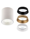 Maxlight Lampa Sufitowa Tub Okrągły Biały+ Pierścień Ozdobny Biały RC0155/C0156 White C0155