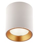 Oprawy sufitowe LEDowe - Maxlight Lampa Sufitowa Tub Okrągły Biały+ Pierścień Ozdobny Biały RC0155/C0156 White C0155 - product 2