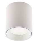 Oprawy sufitowe LEDowe - Maxlight Lampa Sufitowa Tub Okrągły Biały+ Pierścień Ozdobny Biały RC0155/C0156 White C0155 - product 4