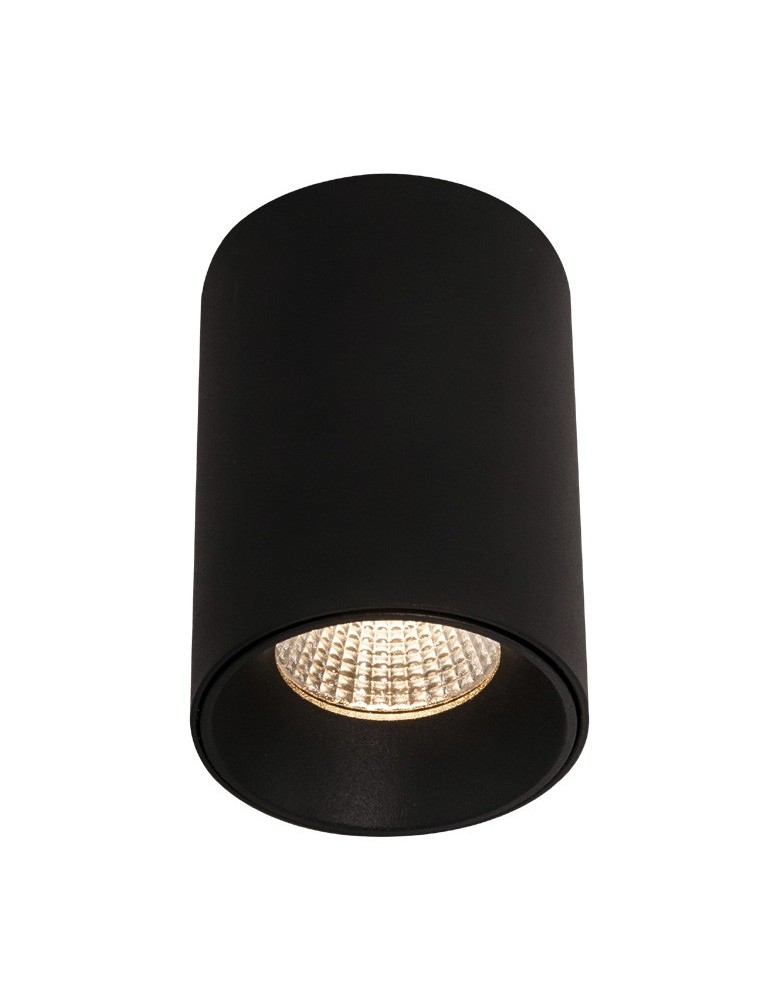 Oprawy sufitowe LEDowe - Maxlight Lampa Sufitowa Chip Czarny 4000K 8W C0163 - produkt kolory-swiatla.pl 1