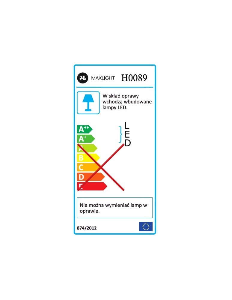 Maxlight Oprawa Wpustowa Plazma Biała IP54 H0089