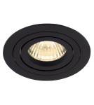 Lampy podtynkowe okrągłe - Maxlight Oprawa Podtynkowa Signal I Czarna H0086 - produkt 2