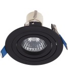 Lampy podtynkowe okrągłe - Maxlight Oprawa Podtynkowa Signal I Czarna H0086 - produkt 3