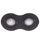 Lampy podtynkowe okrągłe - Maxlight Oprawa Podtynkowa Signal II Czarna H0087 - produkt 2