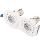 Lampy podtynkowe okrągłe - Maxlight Oprawa Podtynkowa Signal II Biała H0083 - produkt 2