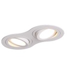 Lampy podtynkowe okrągłe - Maxlight Oprawa Podtynkowa Signal II Biała H0083 - produkt 1